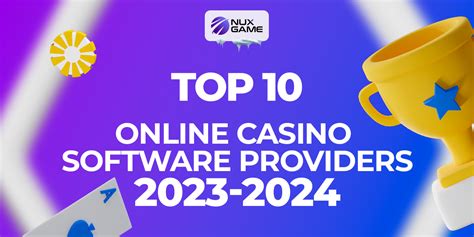 top 10 online casino software providers in 2024.
